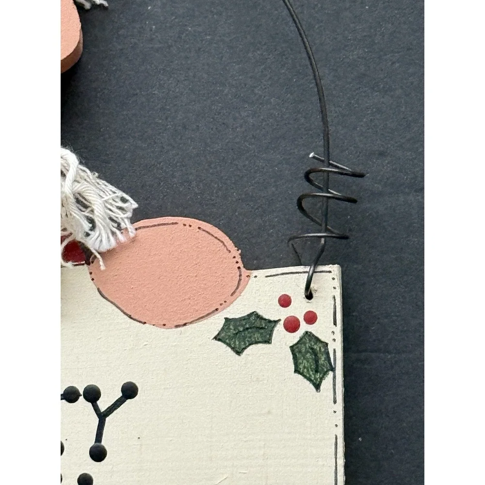 Handmade Hanging Wooden Christmas Sign 